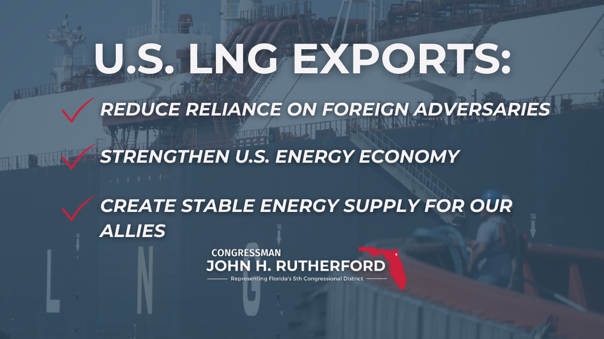 Graphic outlining benefits of maintaining U.S. LNG exporting