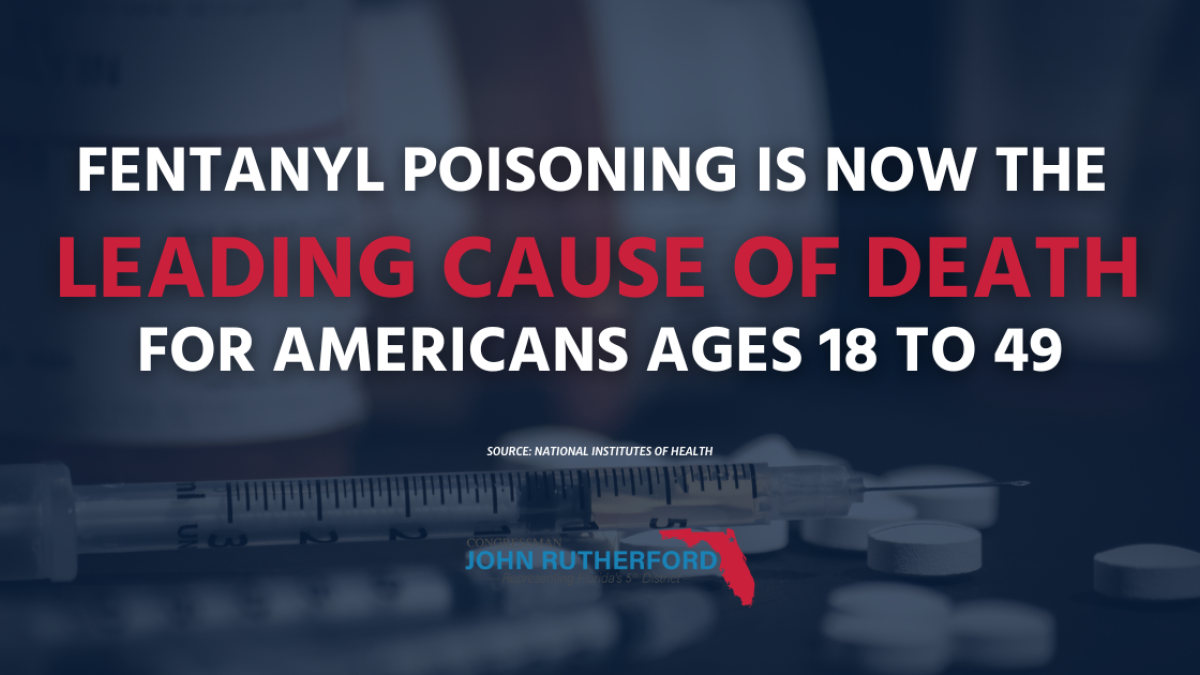 Fentanyl poisoning is now the leading cause of death for Americans ages 18 to 49