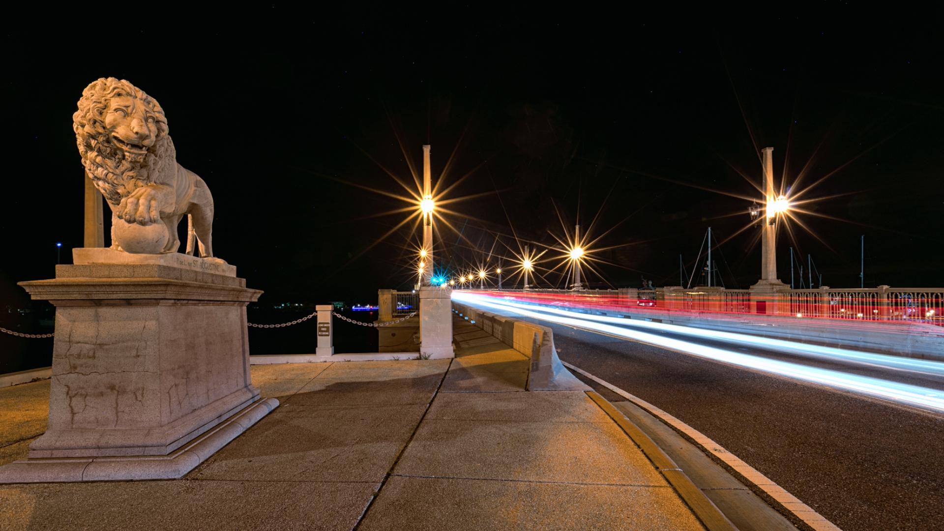 The Bridge of Lions in St. Augustine, Florida
