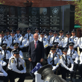 John Rutherford with JSO Officers