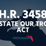 Cover photo announcing the introduction of the Reinstate Our Troops Act 