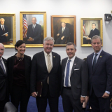 Members of the bipartisan Second Chance Task Force with BOP Director Colette Peters